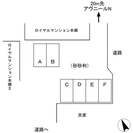 アヴニールNの区画図