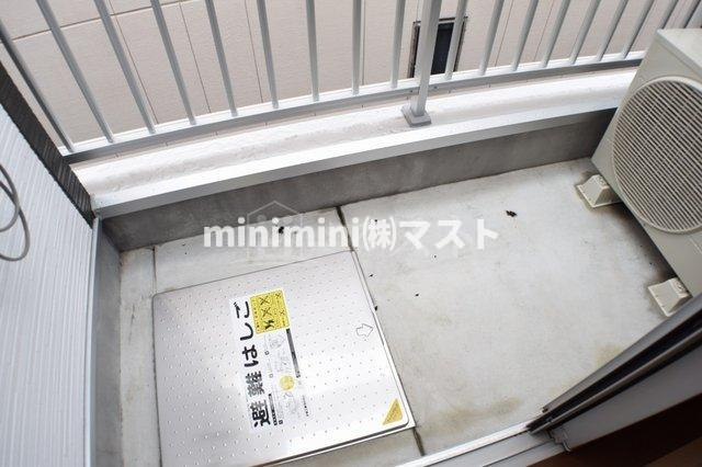 I. Residence天王寺のバルコニー