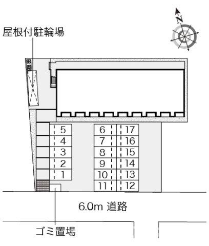レオネクストクレール国分寺の区画図