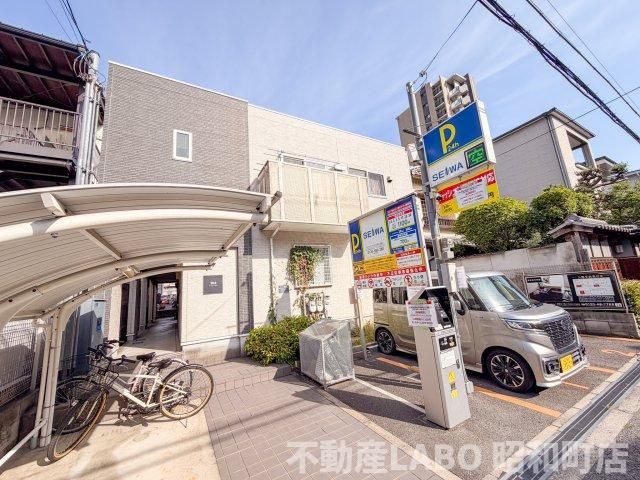 東住吉の長屋の外観