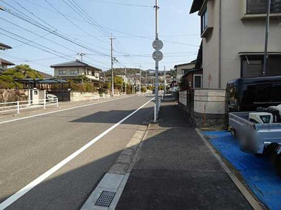 【前面道路含む現地写真】 | 広島市安佐北区口田２丁目No.1 はすが丘
