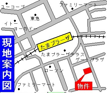 ドミールＢの地図|案内図