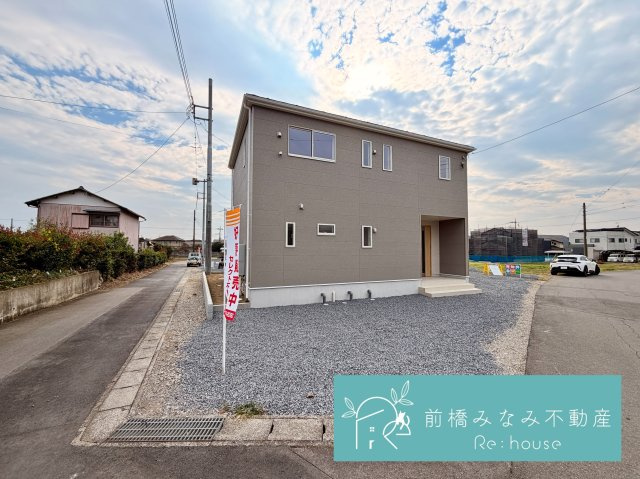 【新築】前橋市堀之下町第1　１号棟(全４棟)　クレイドルガーデン　新築建売分譲の外観|外観もきれいです