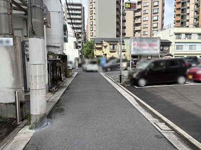 【前面道路含む現地写真】 | 広島市中区西平塚町