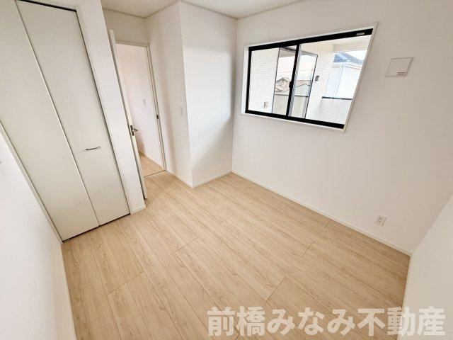 【新築】前橋市堀之下町第1　２号棟(全４棟)　クレイドルガーデン　新築建売分譲の洋室|落ち着いた色調の洋室です
