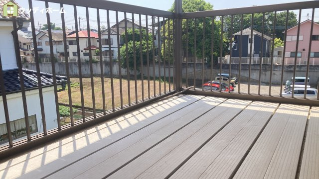 川口市木曽呂　中古一戸建てのバルコニー