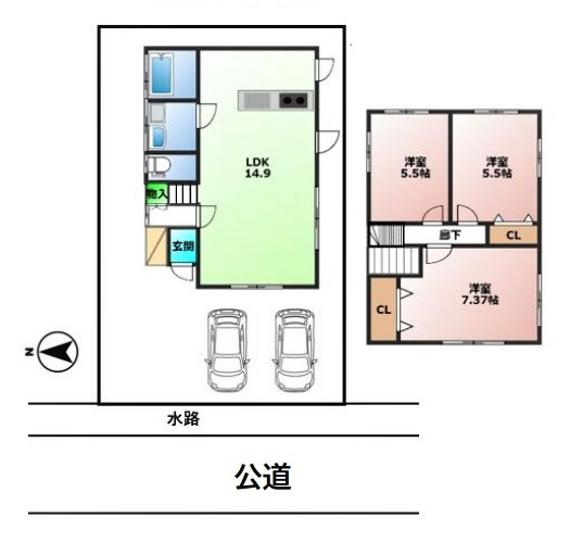 所沢市上安松　中古戸建