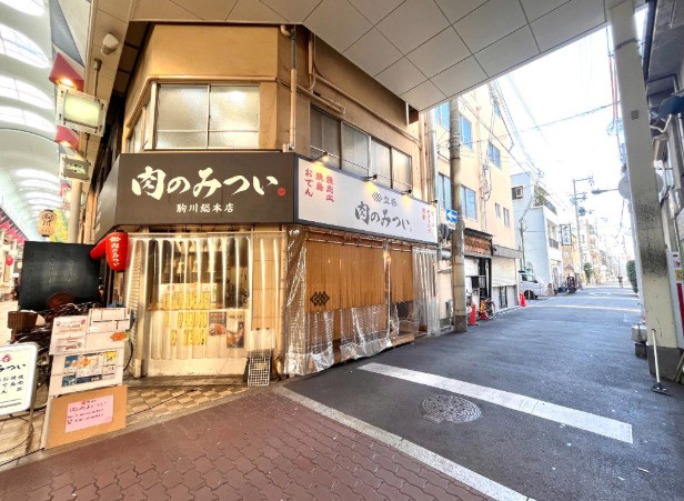 大阪市東住吉区駒川４丁目の店舗事務所の外観