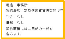 清月堂本店ビルの区画図