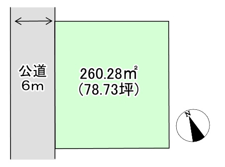 泉区明石南２丁目 土地の区画図