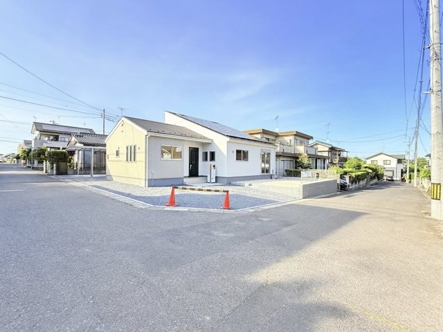 第2石岡市茨城　新築戸建の前面道路含む現地写真|実際に現地で周辺環境や街並み、近隣のスーパーや通学路の安全性、病院、公園・・・など生活のイメージをご確認ください！