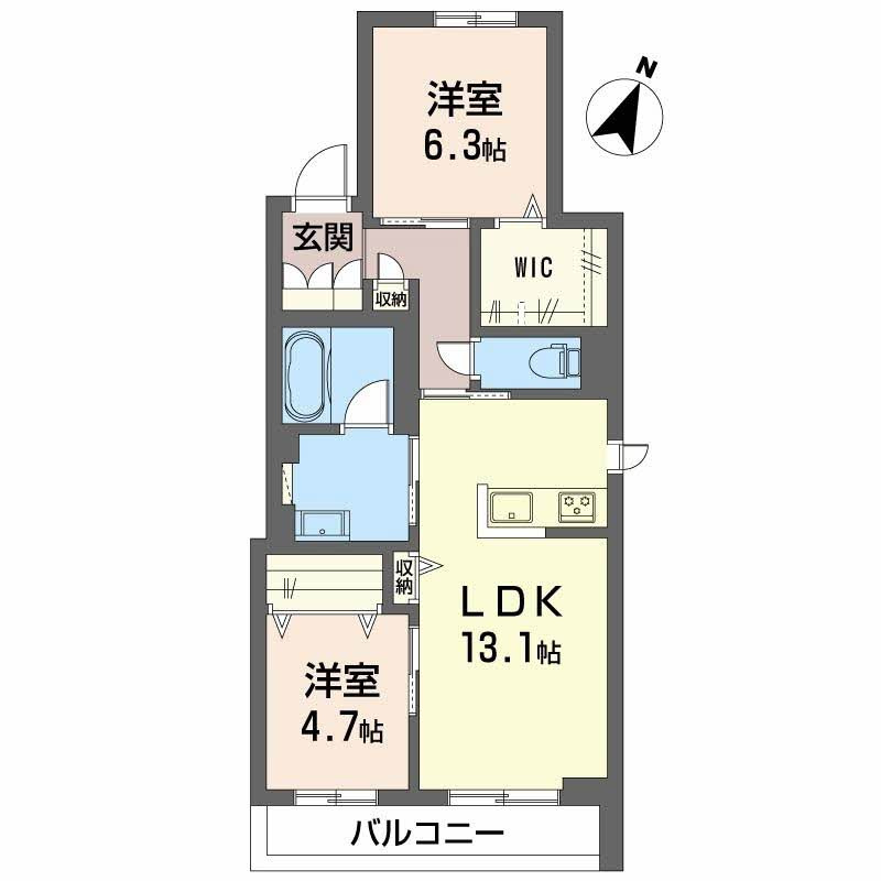 ShaMaison　sanyoの間取り
