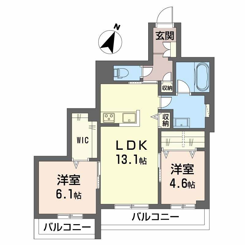 ShaMaison　sanyoの間取り