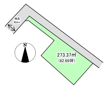 太白区砂押町 土地の区画図