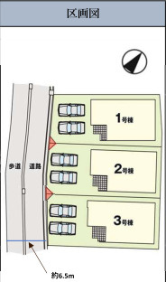 【区画図】 | 福岡市南区警弥郷3丁目3期　2号棟（全3棟）【仲介手数料無料・0円】 | 区画図です。2号棟