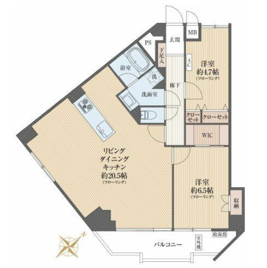 【間取り】 | 四谷ガーデニア