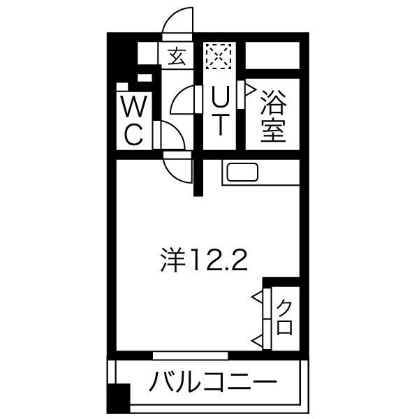 プラウランド名駅の間取り