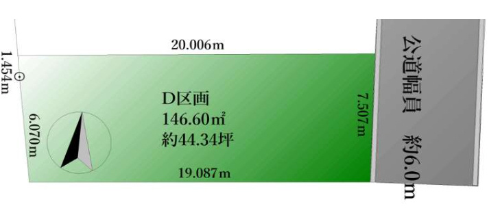 半田市宮本町４丁目　売り土地【D号地】