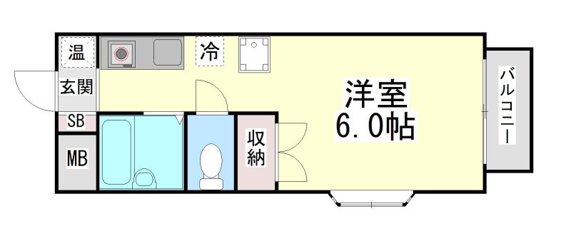 ペイサージュ御影の間取り