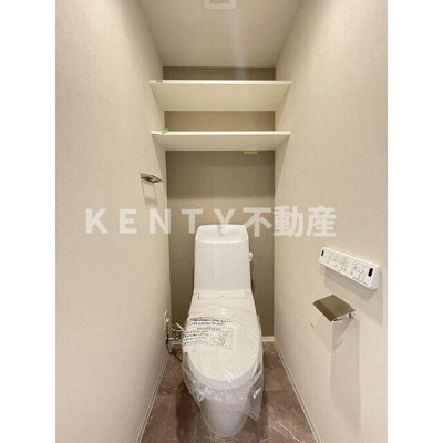 【トイレ】 | ウェルスクエア西蒲田 | 落ち着いた色調のトイレです