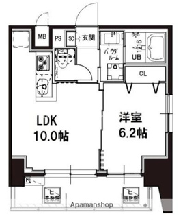 【間取り】 | メゾンドアーク南大井 | メゾンドアーク南大井