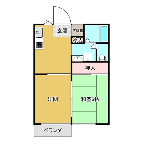 【間取り】 | ハイツＭ