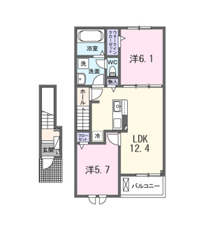 【間取り】 | メゾン　ブリアン