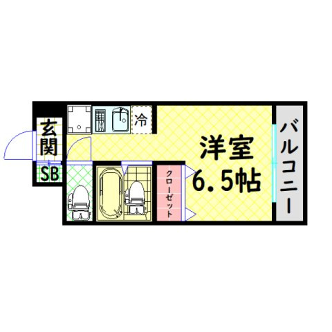 【間取り】 | ハーモニーテラス市岡