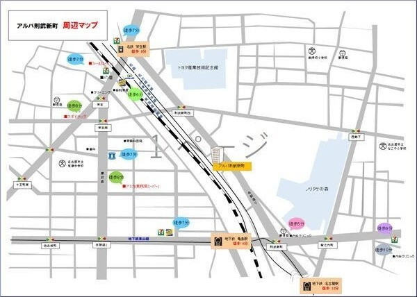 CITY SPIRE 名駅北の地図