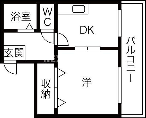 プレステル桑津の間取り