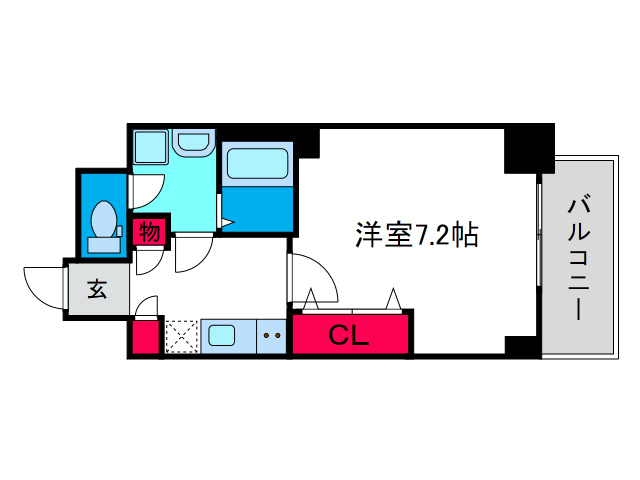 ファーストフィオーレ九条Ⅲ（サムティ大阪九条Noble）の間取り