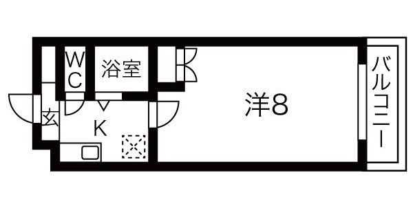 パテオ長居の間取り