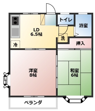 【間取り】 | コーポ朝日・昭和