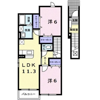 【間取り】 | サンソーレ　Ａ