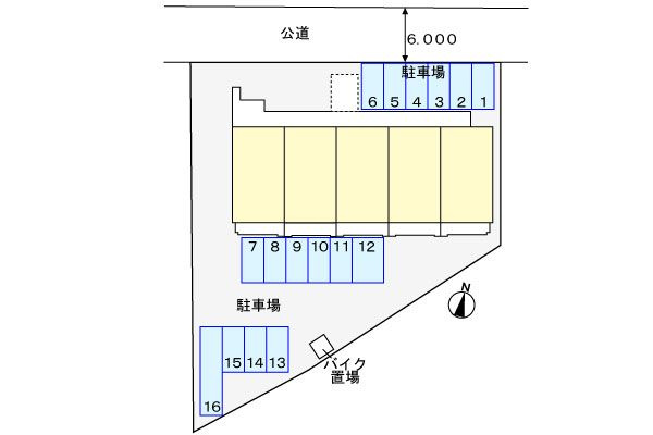 エスポ三池　　　刈谷市近郊の賃貸はクラスホームの駐車場