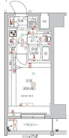 アルテシモクルセの間取り