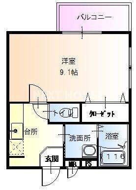 フジパレス昭和町の間取り