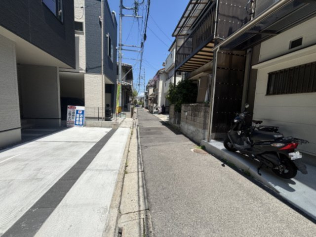 南区宇品御幸5丁目の前面道路含む現地写真|閑静な住宅地です。