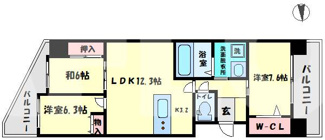 【間取り】 | オーデ・ブルージュ　塩草立葉小学校区 | オーデブ・ルージュ　間取り