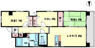 【間取り】 | オーデ・ブルージュ | オーデ・ブルージュ　間取り