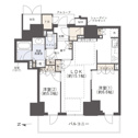 【間取り】 | ジオタワー新町　間取り