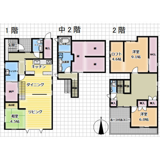 【間取り】 | 池見貸家