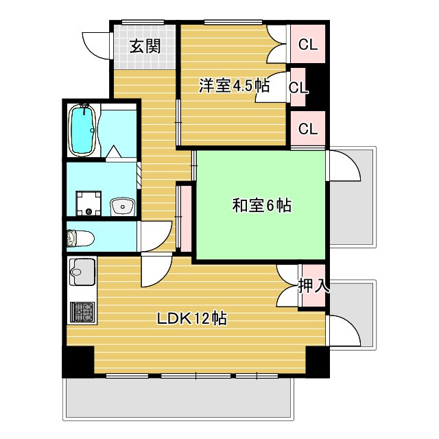 ライフステージ新大阪の間取り
