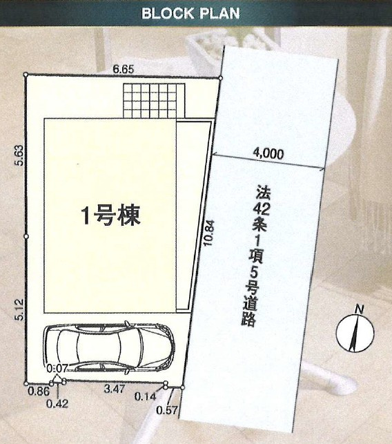 戸建 練馬区大泉学園町２丁目の区画図|南向きで陽当り良好。快適な室内空間の住まいです。