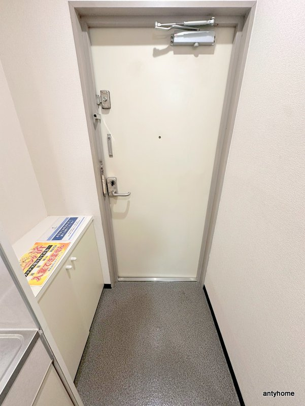大国町池田マンションの玄関
