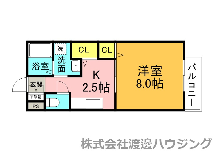ヴィラ・グレイスBの間取り