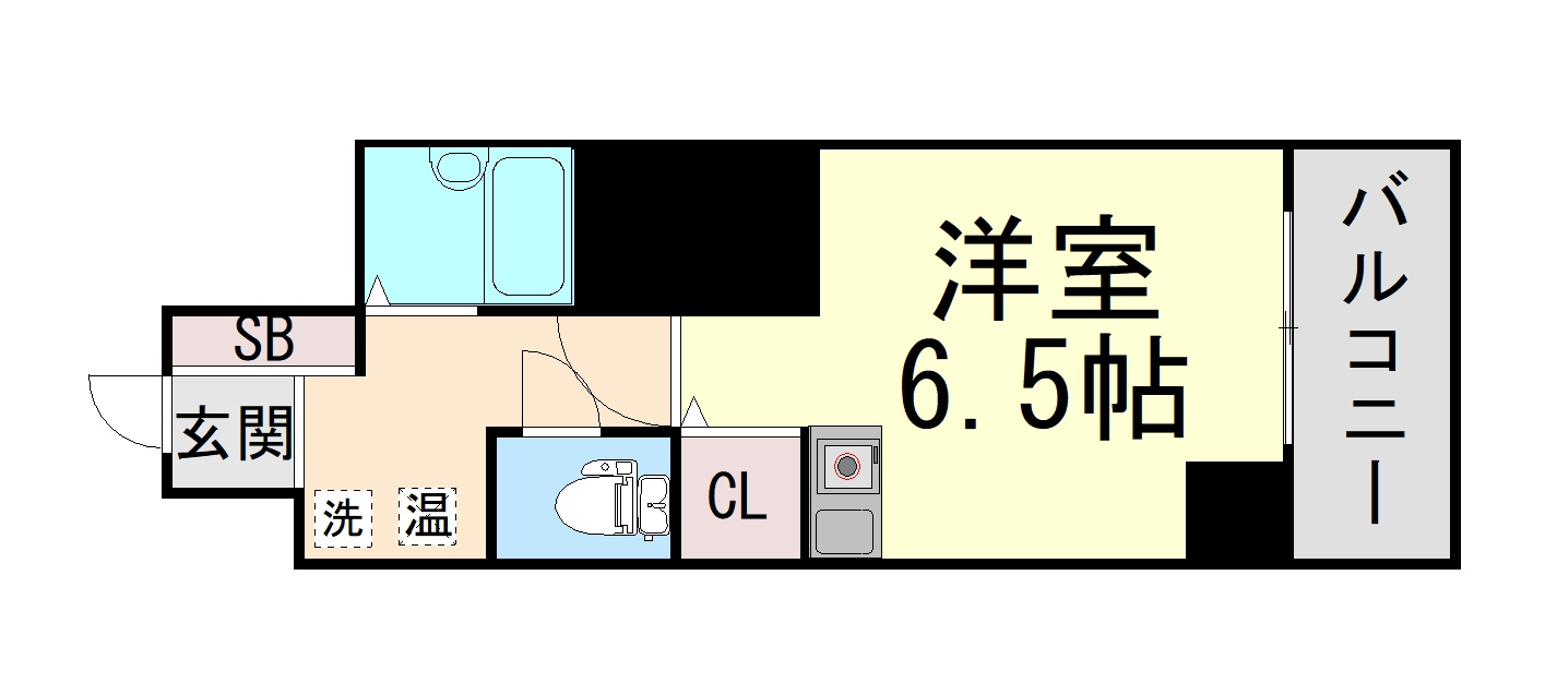 ヒューネット神戸元町の間取り