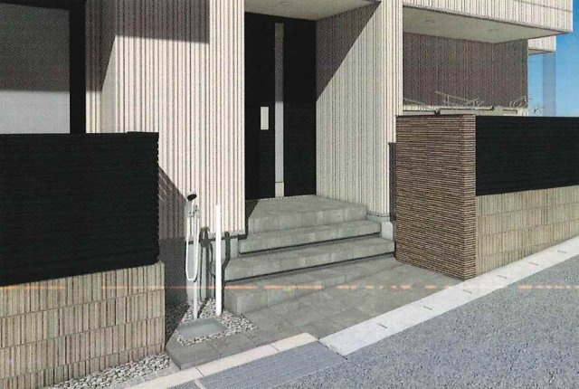 あざみ野１丁目メゾンのエントランス