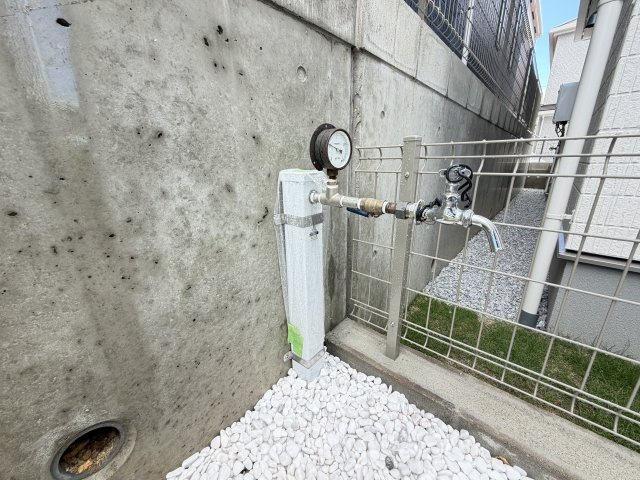 うるま市江洲（全10棟）J号棟の設備|J号棟　外水栓♪