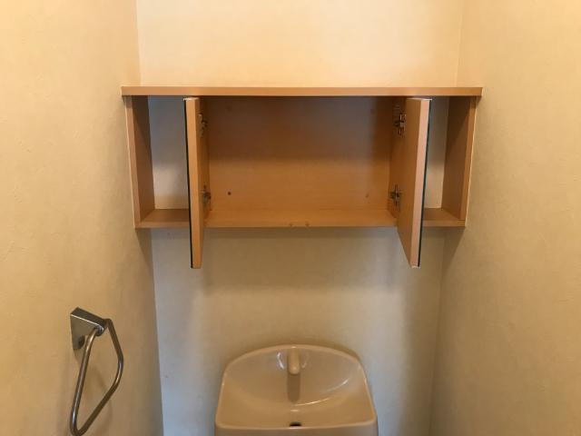 ヴェルジュみのやまのトイレ|トイレ収納棚（イメージ）